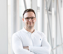 Lukas Wagner, neuer Mitarbeiter in der Uniblutbank